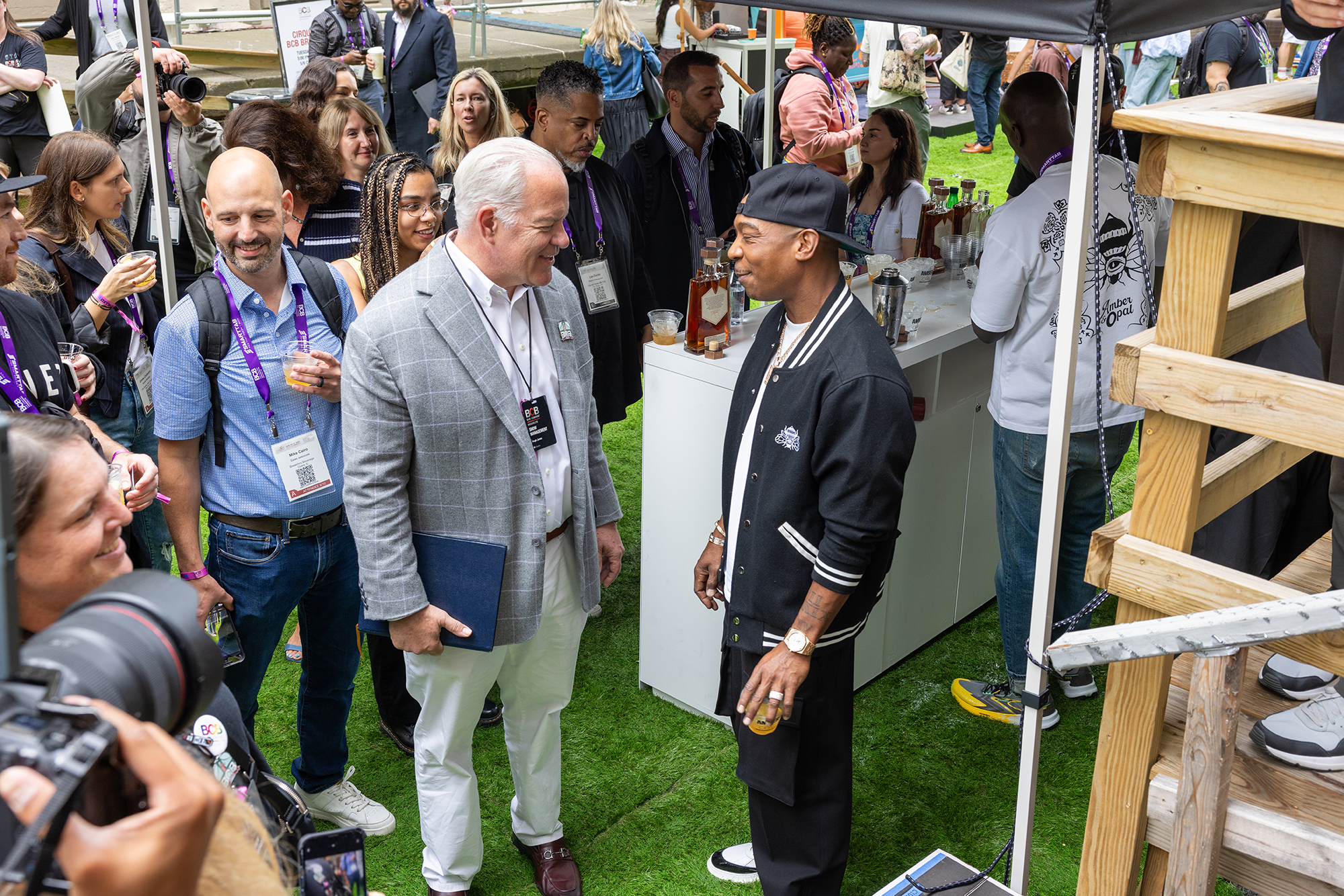 a view of a city skyline at sunset